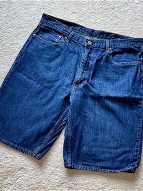 JORTS! Levi's 550 Men's Classic Premium Cotton Denim Shorts Dark Blue 38